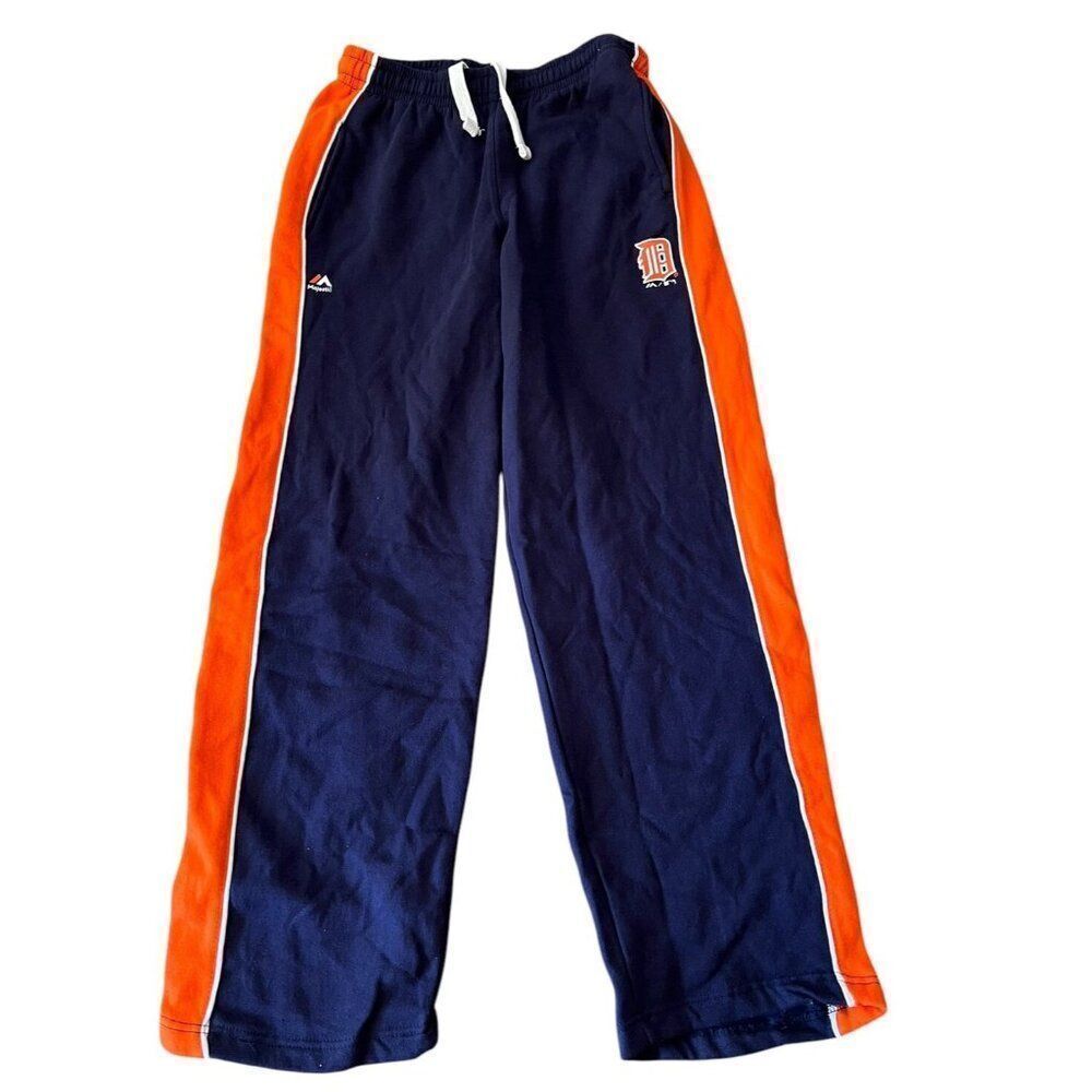 Detroit Tigers Youth XL Size 18 Sweatpants Jogger Pants Pull On NWT Majestic